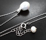 Серебряное колье с жемчугом Серебро 925