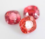 Набор из 3 оранжевой и красных шпинелей 2,01 карата