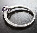 Прелестное cеребряное кольцо с аметистом