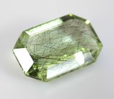 Перидот авторской огранки с включениями рутила 2,69 карата