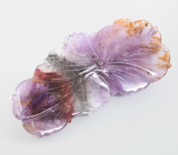 Крупный! Резной кварц «7 Melody» 91,77 карата