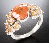 Комплект со спессартинами гранатами 12,51 карата