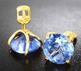 Серьги с флюоритами со сменой цвета 12,24 карата Серебро 925