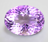 Чистейший крупный уругвайский аметист лазерной огранки 34,2 карата