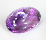 Чистейший крупный уругвайский аметист лазерной огранки 59,73 карата