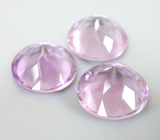 Набор из 3 аметистов высокой чистоты 16,9 карата