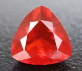 Кулон с ограненным мексиканским опалом 0,88 карата и муассанитами