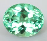 Кулон с неоново-зеленым апатитом 1,76 карата