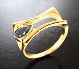 Золотое кольцо с насыщенным уральским александритом 0,71 карата