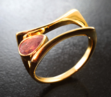 Золотое кольцо с насыщенным уральским александритом 0,71 карата