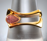 Золотое кольцо с насыщенным уральским александритом 0,71 карата