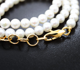 Золотое колье с калиброванным морским жемчугом 71,95 карата