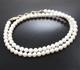 Золотое колье с калиброванным морским жемчугом 71,95 карата