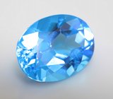 Чистейший крупный Swiss топаз 13,23 карата