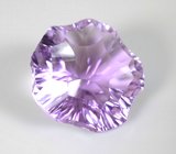 Чистейший крупный аметист лазерной огранки 23,8 карата