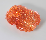 Резной солнечный камень 7,42 карата