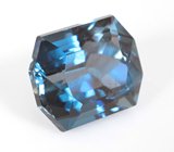 Чистейший синий London топаз авторской огранки 3,65 карата