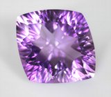 Чистейший аметист лазерной огранки 22,55 карата