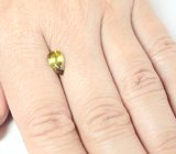 Зеленовато-желтый сфен 1,42 карата 