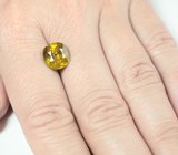 Крупный зеленовато-желтый сфен 5,17 карата 
