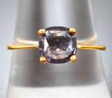 Золотое кольцо с редким гранатом со сменой цвета 1,41 карата