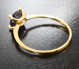 Золотое кольцо с редким гранатом со сменой цвета 1,41 карата