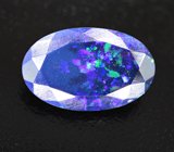 Ограненный черный опал 3,7 карата