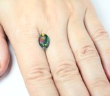 Ограненный черный опал 1,42 карата 