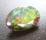 Ограненный черный опал 1,87 карата