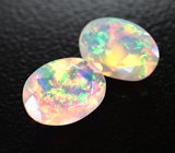 Пара ограненных эфиопских опалов 1,58 карата