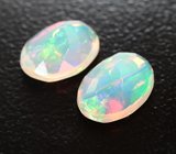 Пара ограненных эфиопских опалов 1,58 карата