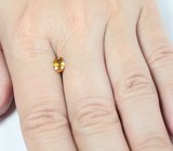 Желтый сапфир 0,76 карата 