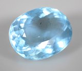 Крупный насыщенный аквамарин 10,66 карата