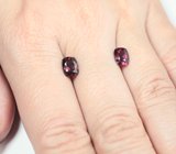 Пара пурпурно-красных шпинелей 2,59 карата