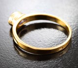 Золотое кольцо с ярким насыщенным танзанитом 0,49 карата