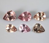 Серьги с гранатами со сменой цвета 4,9 карата