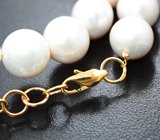 Массивное золотое колье с крупным морским жемчугом барокко 328,1 карата