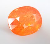 Крупный спессартин гранат цвета "фанта" 5,64 карата