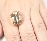 Без облагораживания! Крупный империал топаз высокой чистоты 34,45 карата 