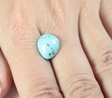 Кабошон армянской бирюзы с пиритом 3,83 карата