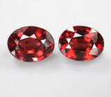 Пара пиропов гранатов 4,96 карата
