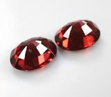 Пара пиропов гранатов 4,96 карата