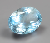 Редкий цвет! Насыщенный синий апатит 2,61 карата 