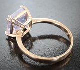 Кольцо с лавандовым аметистом 4,97 карата Золото