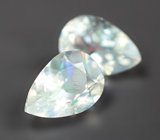 Пара ограненных лунных камней 1,28 карата