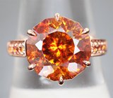 Кольцо cо сфалеритом авторской огранки 9,18 карата Золото