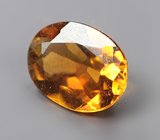 Оранжевато-желтый турмалин 0,68 карата