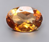 Оранжевато-желтый турмалин 0,77 карата
