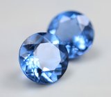 Крупная пара флюоритов со сменой цвета 12,21 карата