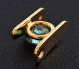 Золотой кулон с чистейшим муассанитом 1,17 карата